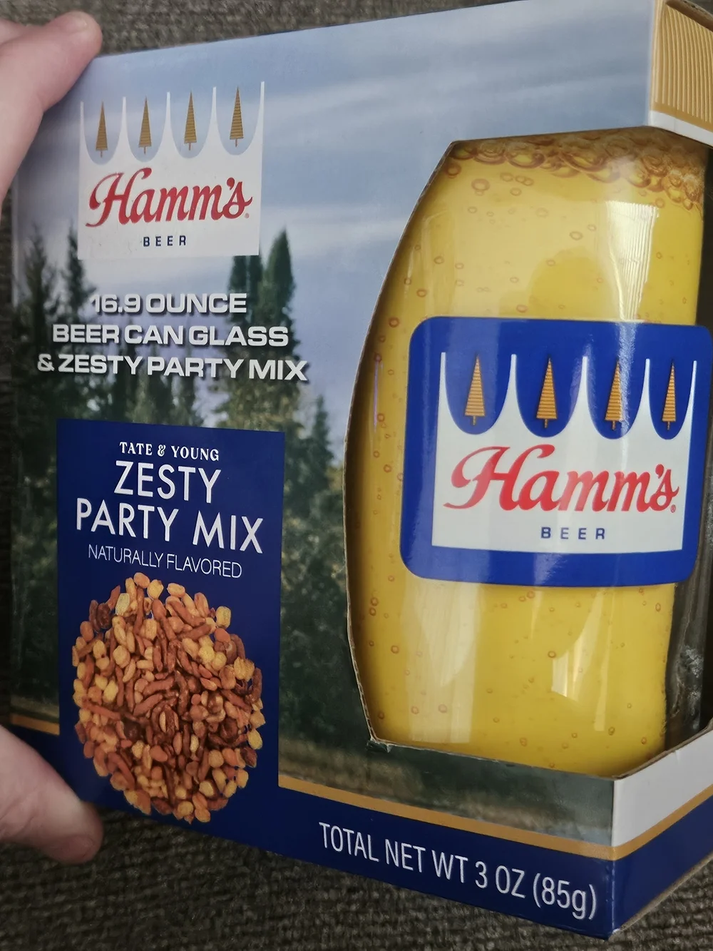 Hamm’s Brewing Company Beer Glass Snack Mix Limited Edition Sealed New RARE!